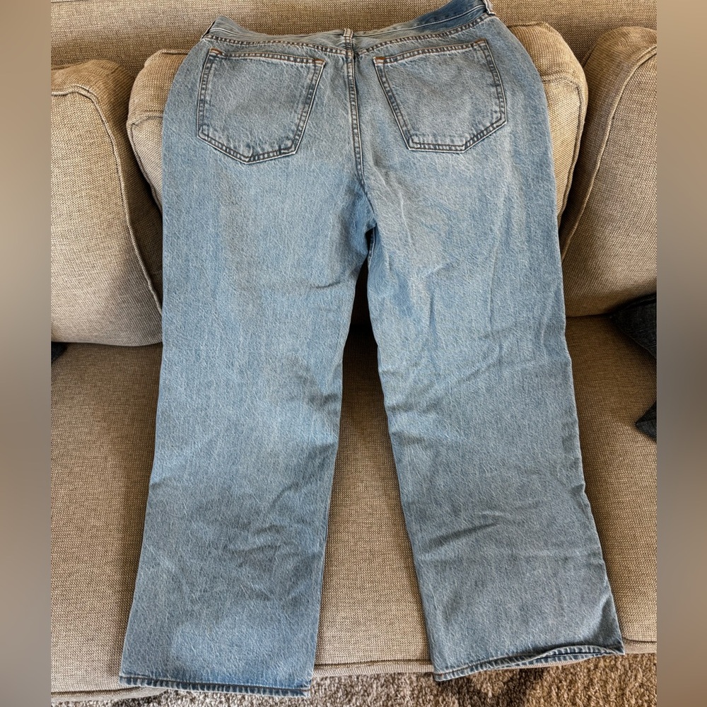 Abercrombie and Fitch Classic low rise the ultra loose Light Blue Women's Jeans